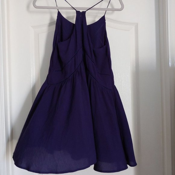 L'atiste Navy Blue Sleeveless Dress Small Lined Mini - Picture 4 of 10
